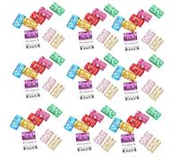 TEHAUX Aluminium Hair Extension Rings Functional to Connect to Necklace or Bracelet 100pcs Braiding Hair Ring for Graduation Festival and Birthday for Braids