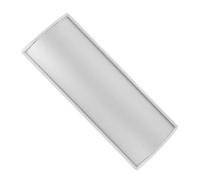 TEHAUX Aluminum Alloy Curved Office Door Sign Plate Single-sided Business Name Tag Holder for Meeting Rooms School Classrooms Professional Display Plaque Silver