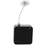 TEHAUX Anti-Theft Retractable Steel Wire Holder 1m Cable Case with Lock and Iron Cap, Telescopic Anti-Lost Cable Box for Security and Display Use