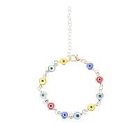 TEHAUX Antique Evil-eyes Bracelet for Girls Eye Design Handmade String Bohemian Wrist Decor Friendship for Womens