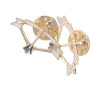 TEHAUX Archery Team Member Pin 2pcs Elegant Alloy Brooch with Comfortable Wear for Enthusiasts at Archery Tournaments