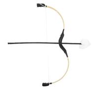 TEHAUX Arrow and Bow Costume Prop for Halloween Cosplay Party, Primitive Tribe Bow Arrow Set, Lightweight Costume Accessory for Role Play