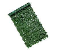 TEHAUX Artificial Green Leaf Wall Trellis with Vivid Simulated Plant Fence for Outdoor Garden Balcony Privacy Screening Decorative Fence Panel