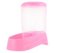 TEHAUX Automatic Feeder Small Pet Feeding Basin Anti-turning Food Dispenser Large Capacity Plastic Easy to Assemble and Disassemble Beautiful Appearance Simple Design for Little Pets