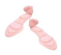 TEHAUX Back Heel Cushion Pads Sponge Material with Chic Design 1 Pair Pink Stop Heels Sliding and Bridge Shoe Gap for Boots and Flats for Long Walks and Dancing Comfort