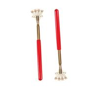 TEHAUX Back Scratchers with Comfortable Claw Design Extendable Stainless Steel 2pcs Portable Handheld Massagers for Reaching Back Itches