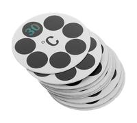 TEHAUX Bath Temperature Indicator 10pcs Round PET Stickers for Bathtub Water, Safe and Reliable Temperature Monitoring for at Home and Hotels