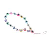 TEHAUX Beaded Eye Pattern Mobile Phone Strap Cellphone Hanging Lanyard Anti-slip Charm for Stylish Phone Decor gift for for for for for for for Friends and Family