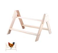 TEHAUX Bird Perch Parrot Stand Exercise Standing Ability Pet Wooden Stand Beige for Pet Bird Cage Suitable for Parrots and Chicks