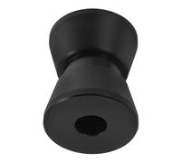TEHAUX Black Design Saving against Space and Harsh with Resilient Nylon Anchor Roller Seas, Bow Mounted Anchor Line Guide for Sailboats Yachts Marine Use