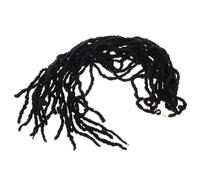 TEHAUX Black Faux Locs Crochet Hair Extensions Made from High Temperature Fiber Featuring Solid and Reliable Quality, Versatile Use for Travel and Parties, Trendy and Fashionable