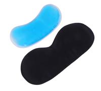 TEHAUX Blackout Eye Mask Silk Eyeshade Shading Eyepatch for Sleeping Travel Accessories for Women Night Cover Drowsy Sleep Mask