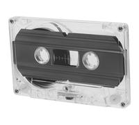 TEHAUX Blank Cassette Tape Empty Cassette Tape Vintage Rustic Style Decorative Effect Convenient to Use for Study Room Families and Friends 30 Mins Capacity Abs Plastic Material