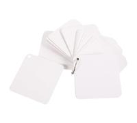 TEHAUX Blank Index Cards with Binder Rings Double-Sided Flashcards for Studying Note Taking DIY Creativity Multipurpose Learning Cards for Students and Adults