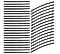 TEHAUX Bobby Pins Classic Fashionable Design Alloy Black Hair Clips Non-slip 100pcs with Super Grip, Versatile Use for Thick Hair for Parties and Weddings for Women