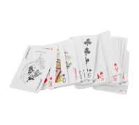 TEHAUX Braille Playing Cards Large-Print Tactile Deck for Blind Adults and Including Braille Features for Card Games at Home or on The Go Random Color