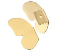 TEHAUX Brass Butterfly Cabinet Pull Handles, 1 Pair Decorative Furniture Knobs for Wardrobe, Dresser Drawer, Cupboard Door Hardware in Minimalist Design