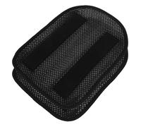 TEHAUX Breathable Black Rucking Vest Inner Liner 2pcs Detachable Tactical Vest Padding for Running and Outdoor Training with Anti-sweat Fabric Cushion for Comfort and Strength