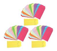 TEHAUX Budget Envelopes for Receipt Organizing and Organizing Notes, 36pcs Paper Cash Plan Envelopes, Convenient to Carry for Budgeting and Cash Envelope System