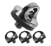 TEHAUX Camera Clip Mount Screws with and Compatible with for Knob-style Installation Mechanism 4pcs Zinc Alloy Portable Loop Enhanced Safety and Stability Tripod Quick Release Plate