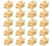 TEHAUX Candy Elegant European Style Bee-themed Design 50pcs Yellow Paper Treat Boxes Reusable Favor Candy Boxes with Freshness Preservation for Party and Wedding for Birthday