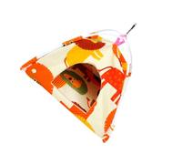 TEHAUX Canvas Hanging Bird House for Pet Birds Space-saving Design with Temperature Feature Seeking a Warm Parrot Hanging Bed