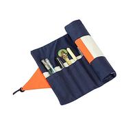 TEHAUX Canvas Pencil Case Pencil Case Compartments Slim Wrap Holder Portable Pouch for Artists