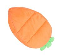 TEHAUX Carrot Shape Pet Bed Warm Cozy Nest for Rabbits Cats and Small Pets Indoor Use Soft Breathable Kitten and Bunny Sleeping Mat Medium with Cute Cartoon Design for Home Random Color