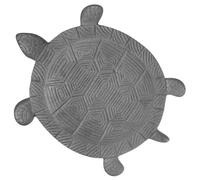 TEHAUX Cast Iron Turtle Stepping Stone Anti Slip Surface and Easy Installation for Patio and Garden Pathway Outdoor Decorative Stepping Stones