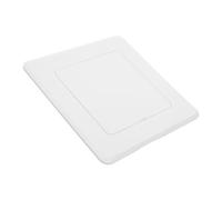 TEHAUX Ceiling Cover Plate Inspection Access Panel 7 X 7 Inch White Abs Plastic Impact-Resistant Self Stick Ceiling Patch Cover for Plumbing and Electrical Systems in Living Rooms