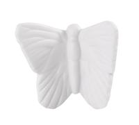 TEHAUX Ceramic Butterfly Wall Hanging Decor for Home Nordic Creative White Ceramic Wall Art Smooth Delicate Surface Bedroom Living Decoration