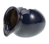 TEHAUX Ceramic Jar Water Fountain Living Room Decorative Water Feature Jar with Traditional Fishkeeping Method Suitable for Indoor Use 5.12X3.74X3.35 Inches