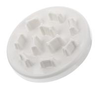 TEHAUX Ceramic Slow Feeder for Cat and Dog Food Dispenser Bowl with Non-Slip Base to Reduce Bloating and Encourage Mindful Eating at Home Or in Pet Care Settings