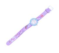 TEHAUX Children's Soft Rubber Unicorn Watch for Boys and Girls, Lavender | Splash Resistant Flexible Band, Comfortable Everyday Wear, Time-learning Practice, Cute Cartoon Style