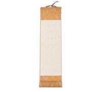 TEHAUX Chinese Couplets Paper Art Wall Scrolls, 10 * 38cm Reusable Chinese Calligraphy Scroll Blank Scroll Portable Chinese Calligraphy Paper Painting Supplies