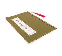 TEHAUX Chinese Hard Pen Handwriting Exercise Book Chinese Calligraphy Practice Book High-precision Printing Smooth Writing Paper Notebook for Advanced Learners and Adults Random Color