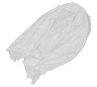 TEHAUX Christmas White Lace Tablecloth Oblong Sheer Scalloped Edge Overlay for Holiday Dining Table Decor Winter Farmhouse Elegant Rectangle Table Cover