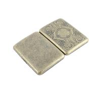 TEHAUX Cigarette Storage Holder Vintage Style Suitable for Everyday Use Stainless Steel Cigarette Case with Washable and Convenient to Carry Features, Retro