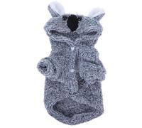 TEHAUX Clothes Plush Put and Pet Dogs and Puppies on Easy for Dog Koala-shaped Costume in Blue Comfortable Size M Walking and Jogging