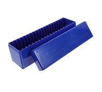 TEHAUX Coin Storage Box for Collectors Blue Coin Holder Case with Slots Compact Design for Easy Viewing and Organization
