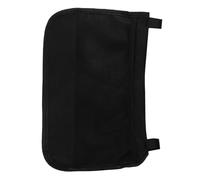 TEHAUX Commode Chair Armrest Storage Bag Toilet Chair Pouch Canvas Black 12.58x8.06x0.12 in Easy Install Nursing Home and Patient Rooms for Patients and Pregnant Women
