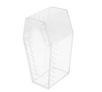 TEHAUX Compact Acrylic Mantis Enclosure with Well Sealed Design and Magnet Closure, Small Spider Enclosure and Gecko Tank for Home or Office Use Enhancing Observation Experience