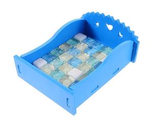 TEHAUX Cooling Bed for Hamster Pet Bed Summer Essential Crystal Cooling Mat for Small Pets for Hamster Sleeping