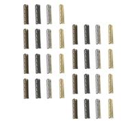 TEHAUX Copper Shoe Lace Tips and Shoe Lace End Caps 100pcs for Repairing Frayed Shoelaces, Smooth and Safe to Use, for Shoelaces Replacement