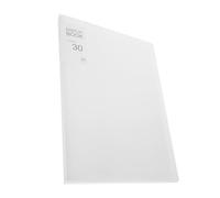 TEHAUX Crystal Art Storage Book Portfolio Folder for Artists White A4 30-Page DIY Crystal Embroidery Organizer and Display Book for Craft Supply Storage