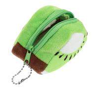 TEHAUX Cute Plush Triangle Coin Purse Lightweight and Easy to Store Small Fruit Change Purse for Women and Female Friends for Everyday Use