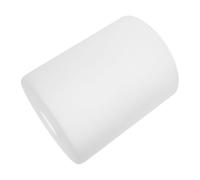 TEHAUX Cylinder Glass Lampshade with E27 Interface, 5.91in Height and 4.72in Diameter, White Explosion-Proof Glass Lamp Cover for Living Rooms and Wall Lamps, Easy to Replace