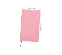 TEHAUX Daily Planner with Monthly Index Academic Office Schedule Organizer Detailed Management Agenda Book for Efficient Task Prioritization and Professional Use Pink