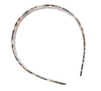 TEHAUX Decorative Hairband Non-Slip Toothed Headband for Daily and Party Use Acetate Tortoise Shell Face Washing Headwear
