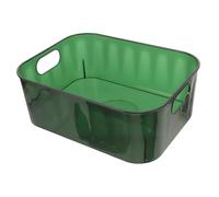 TEHAUX Desk Organizer Storage Case 9.4x7.1x4.3in Pet Material Not Easy to Be Distorted Effortless for Finding Small Tools Makeup Tools Bathroom Green Storage Basket Drawer Organizer